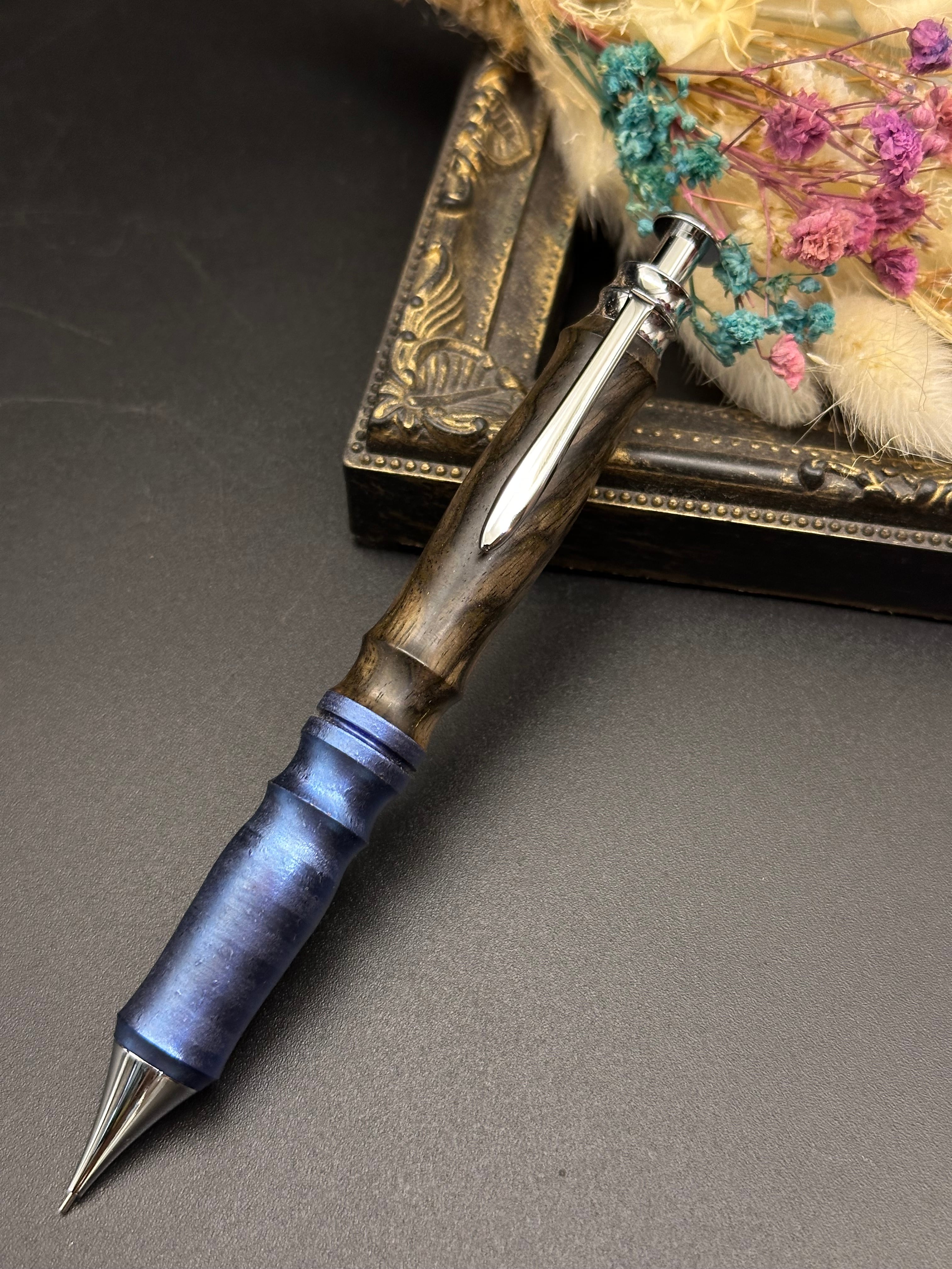 ムンエボニー(銀河杢)/細軸シャープペン(オリジナル金具) | Flamberg