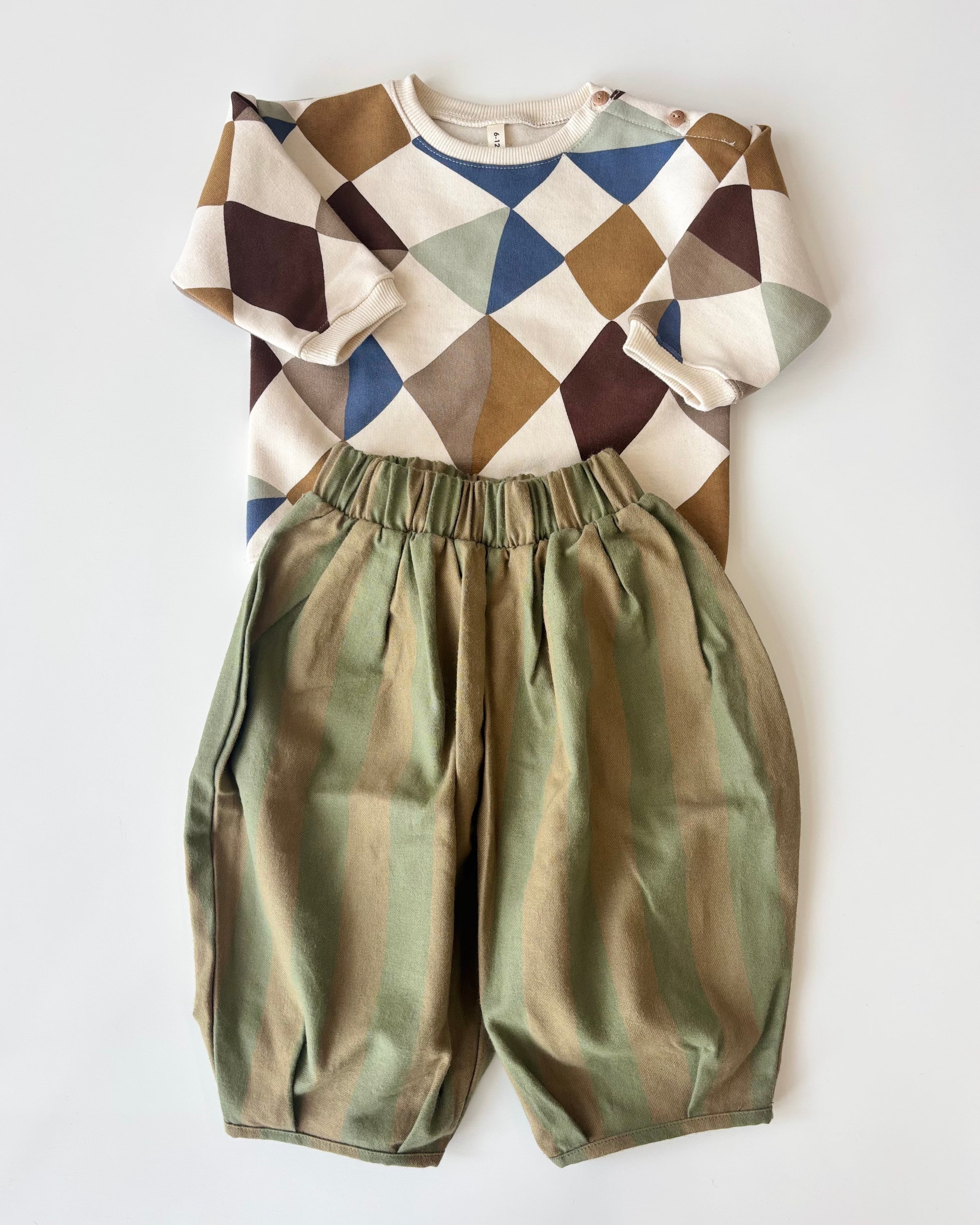 organic zoo(オーガニックズー) ／ Kite Patchwork Sweatshirt Undyed