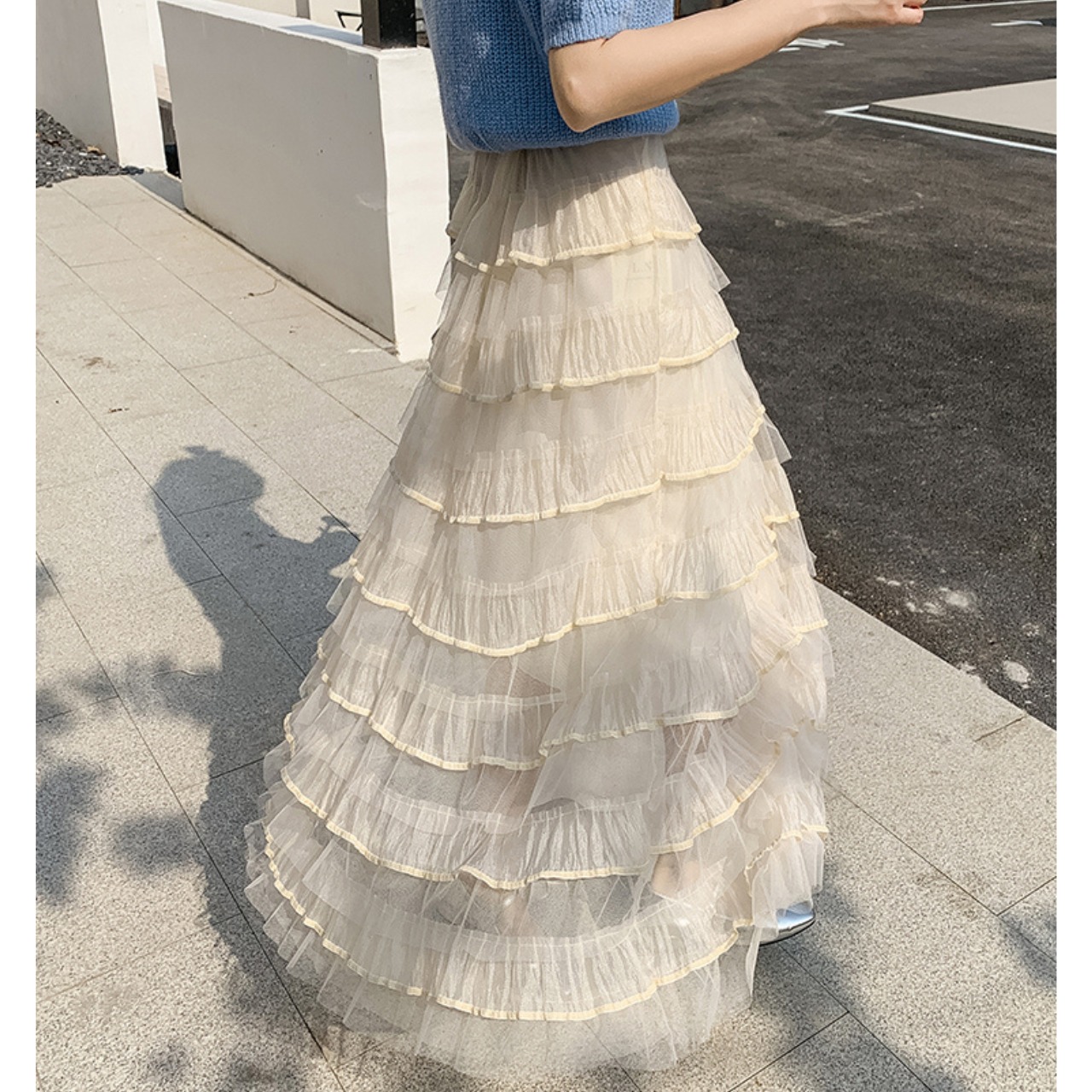 フリル ティアード スカート 10225