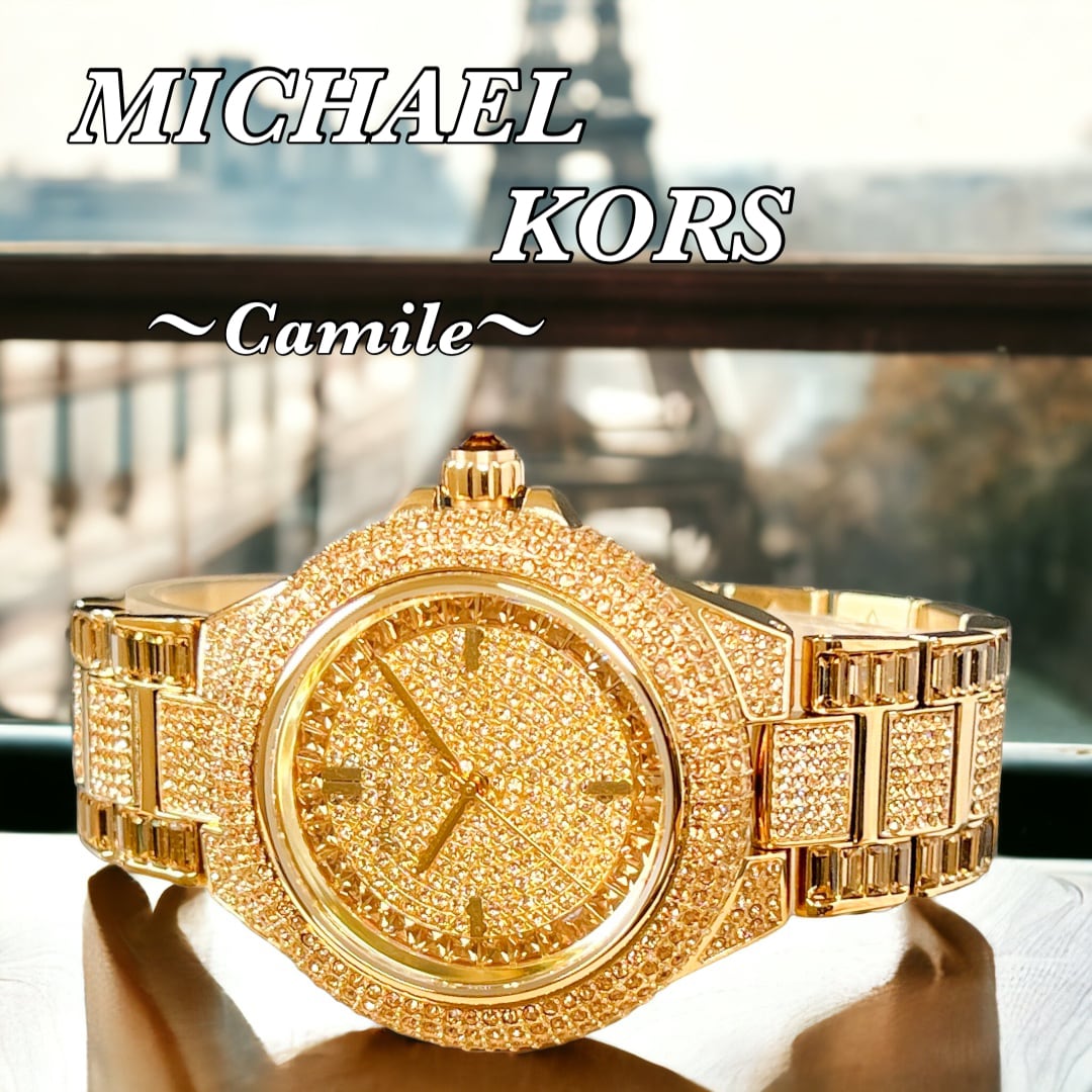 腕時計 レディース MICHAEL KORS マイケルコース イエローゴールド