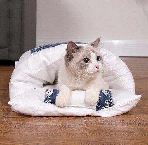 送料無料】ラストSALE!猫ちゃん専用 お布団 クッション 寝袋 送料無料】ラストSALE!猫ちゃん専用 お布団 クッション 寝袋