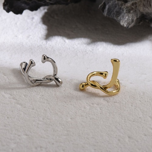 Twisted Design Ear Cuff 【gold/Silver】  T3415