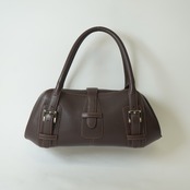 LOEWE ロエベ センダ レザー ハンドバッグ ブラウン 060404