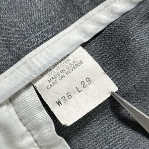 90s Levi's ACTION SLACKS GRAY made in USA W36L29 古着