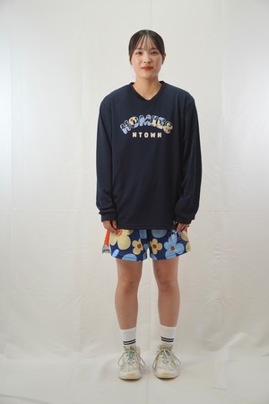 HOMIES GARDEN L/S TEE color Navy