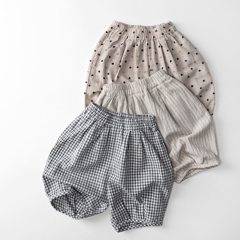 【BABY&KID】チェック、ドット、ストライプパンツ
