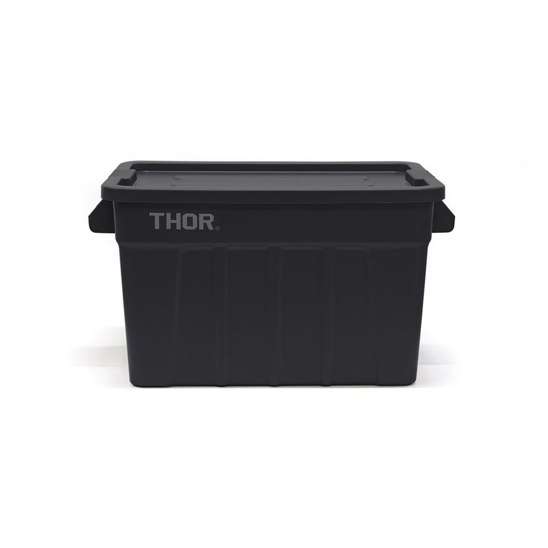 THOR Large Totes With Lid 75L DC Black | OLIVE OUTDOOR EQUIPMENT