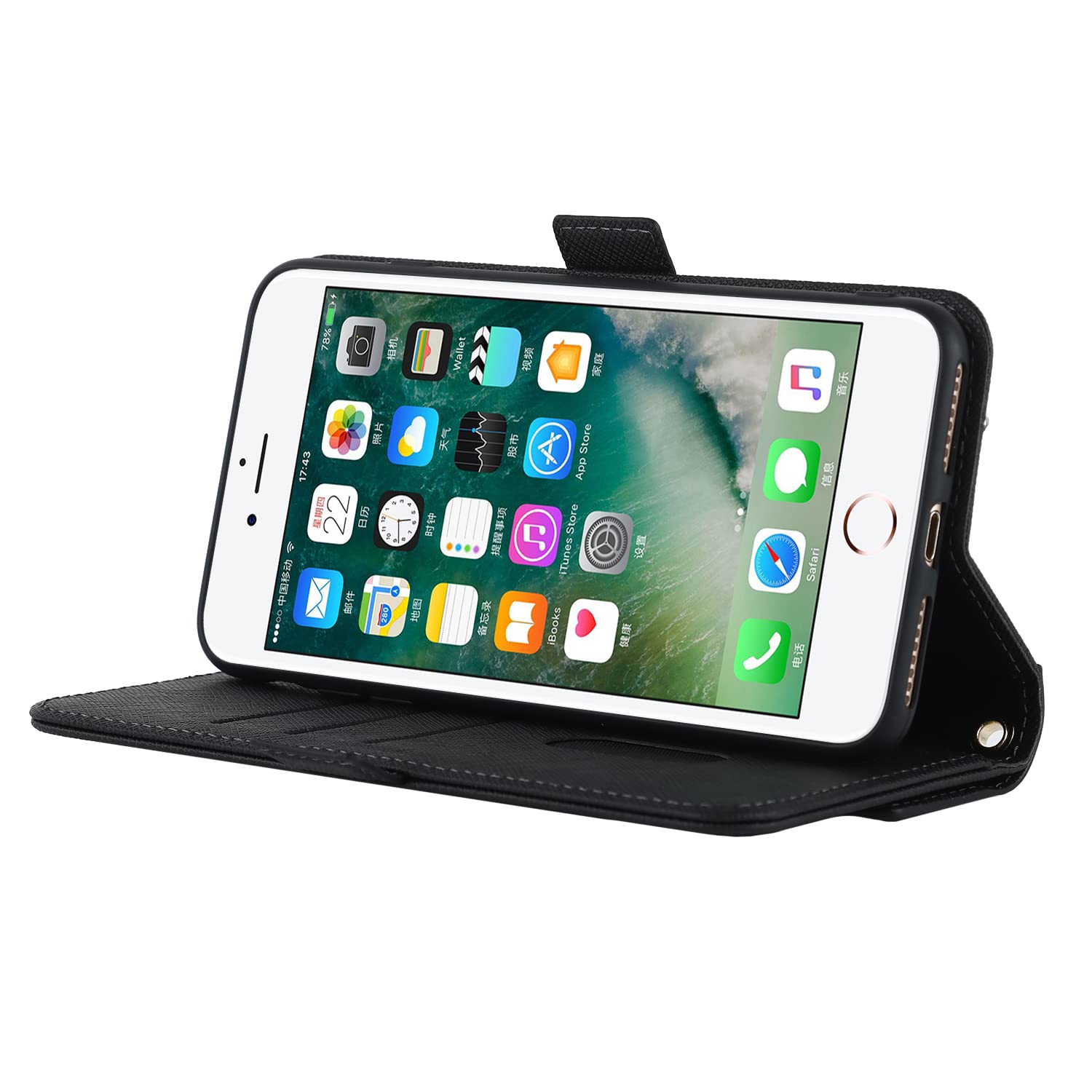 Eastwave アイフォン 8 Plus ケース 縄掛けカバー for iPhone 7 Plus
