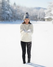 【10%OFF 送料無料！】HIMALAYAN CLIMBER’S HAND-KNIT｜手編みクルーセーター（レディース）