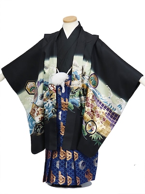 5歳男の子【かんたん着付け】AO1074