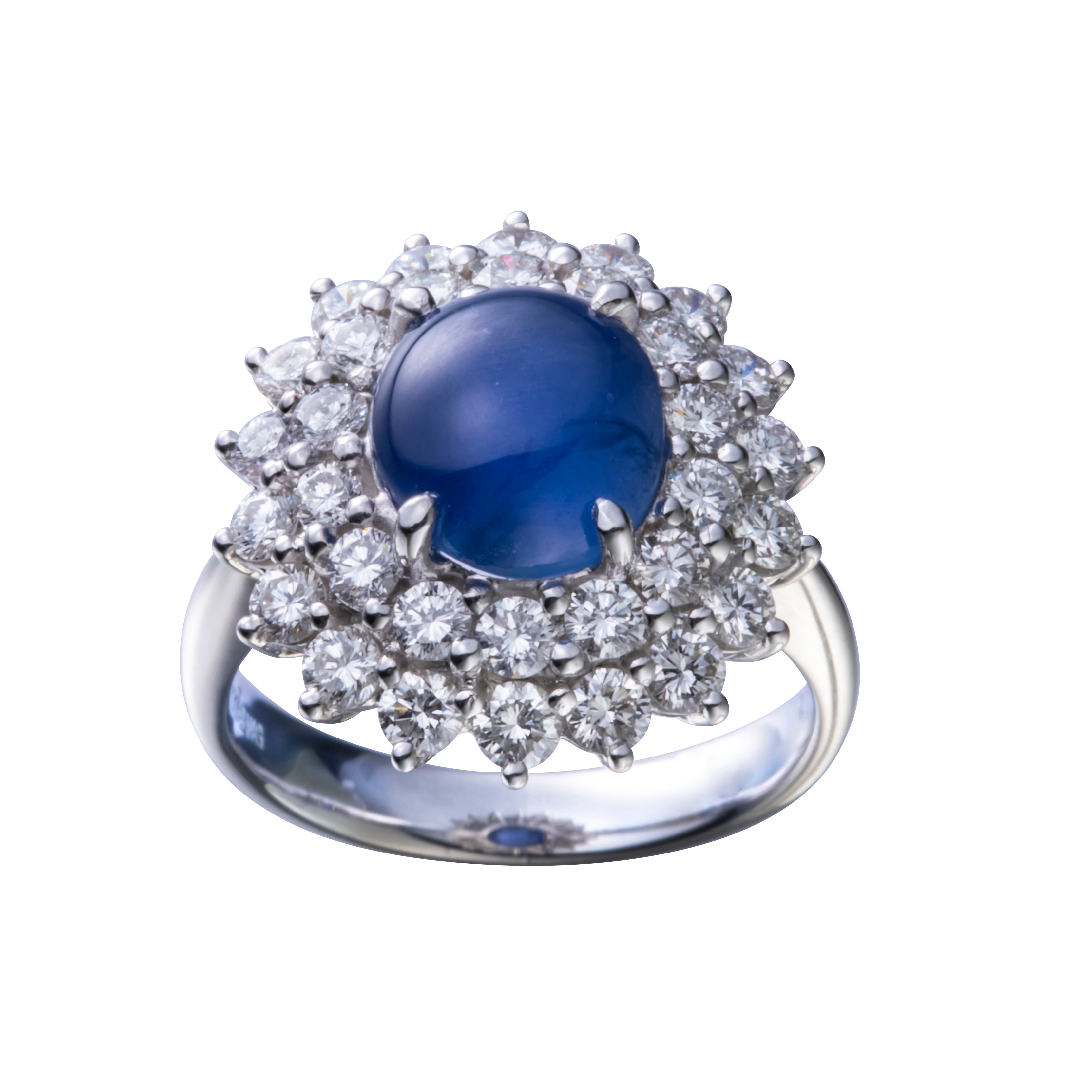 K18WGスターサファイアダイヤモンド jewelry shop oroshiba | jewelry