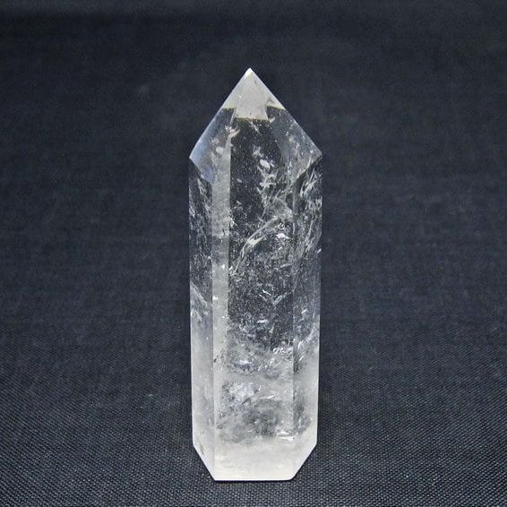 水晶 六角柱 ポイント 置物 一点物 142-11064