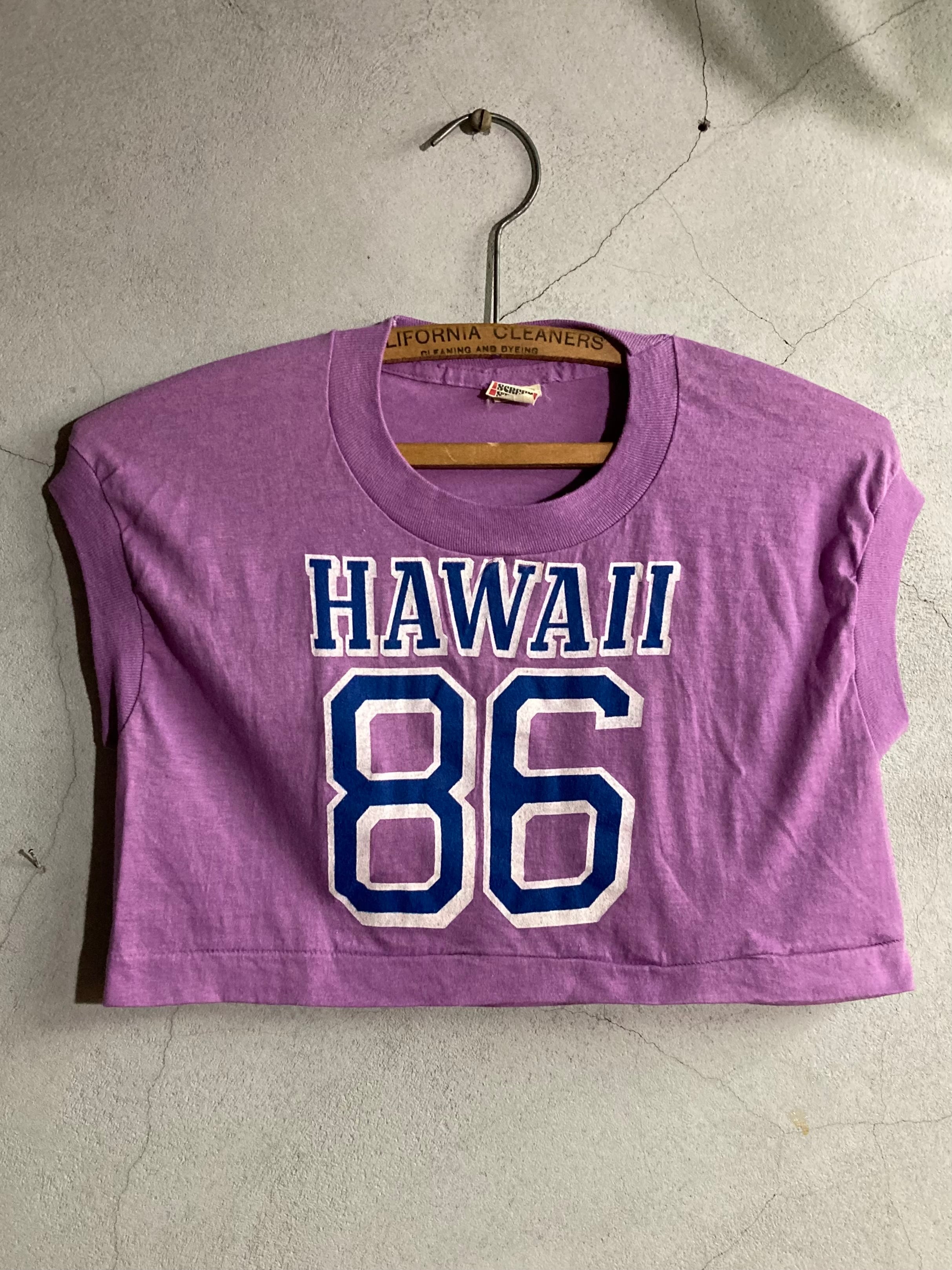 80s HAWAII 86 SLEEVELESS T-SHIRT