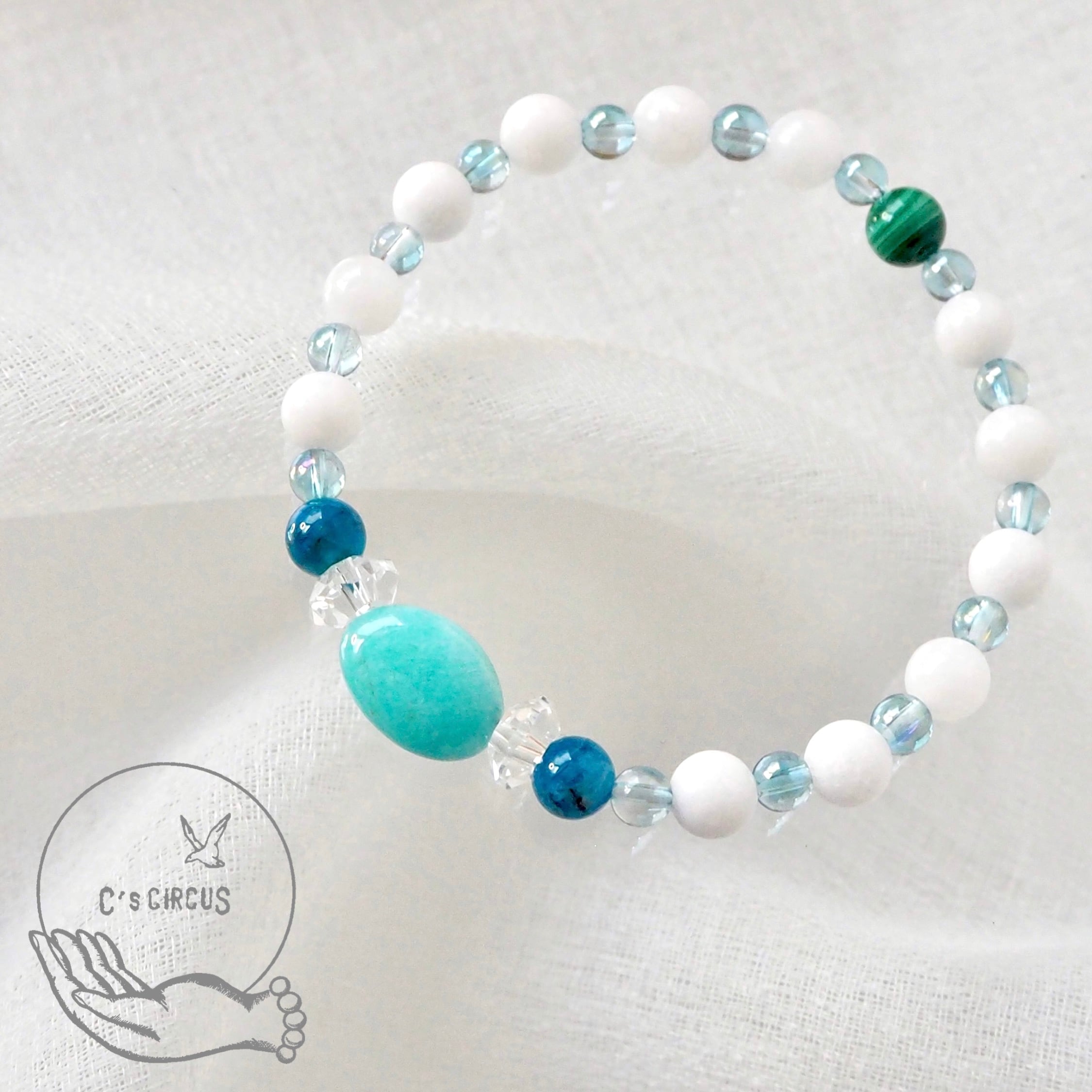 Lucky hope stone✴︎ 希望の石 アマゾナイト 浄化パワーアパタイト