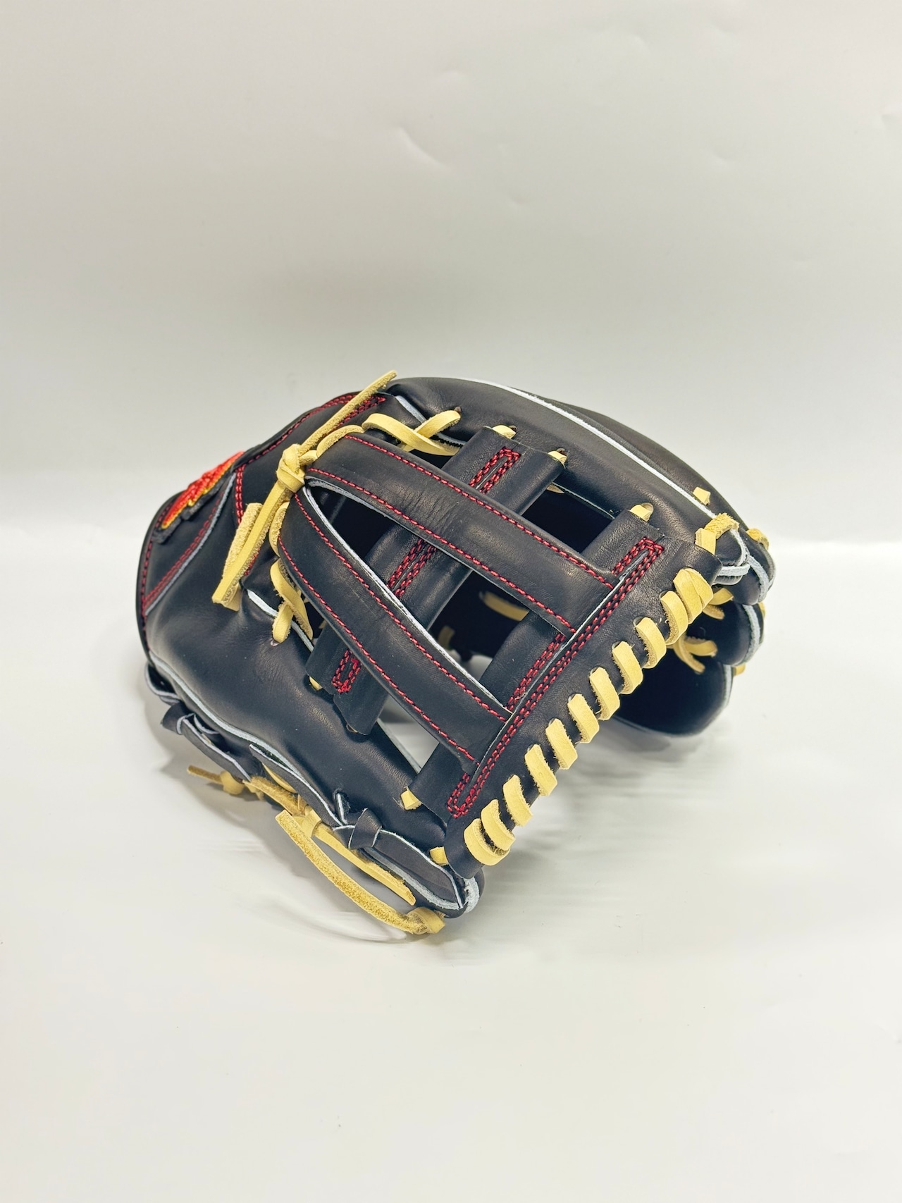 GSｰゴリラスポーツ　スタンダードモデル　硬式グローブ　右投げ用　鬼サード型　ゴリラブラック×キャラメル・画像4