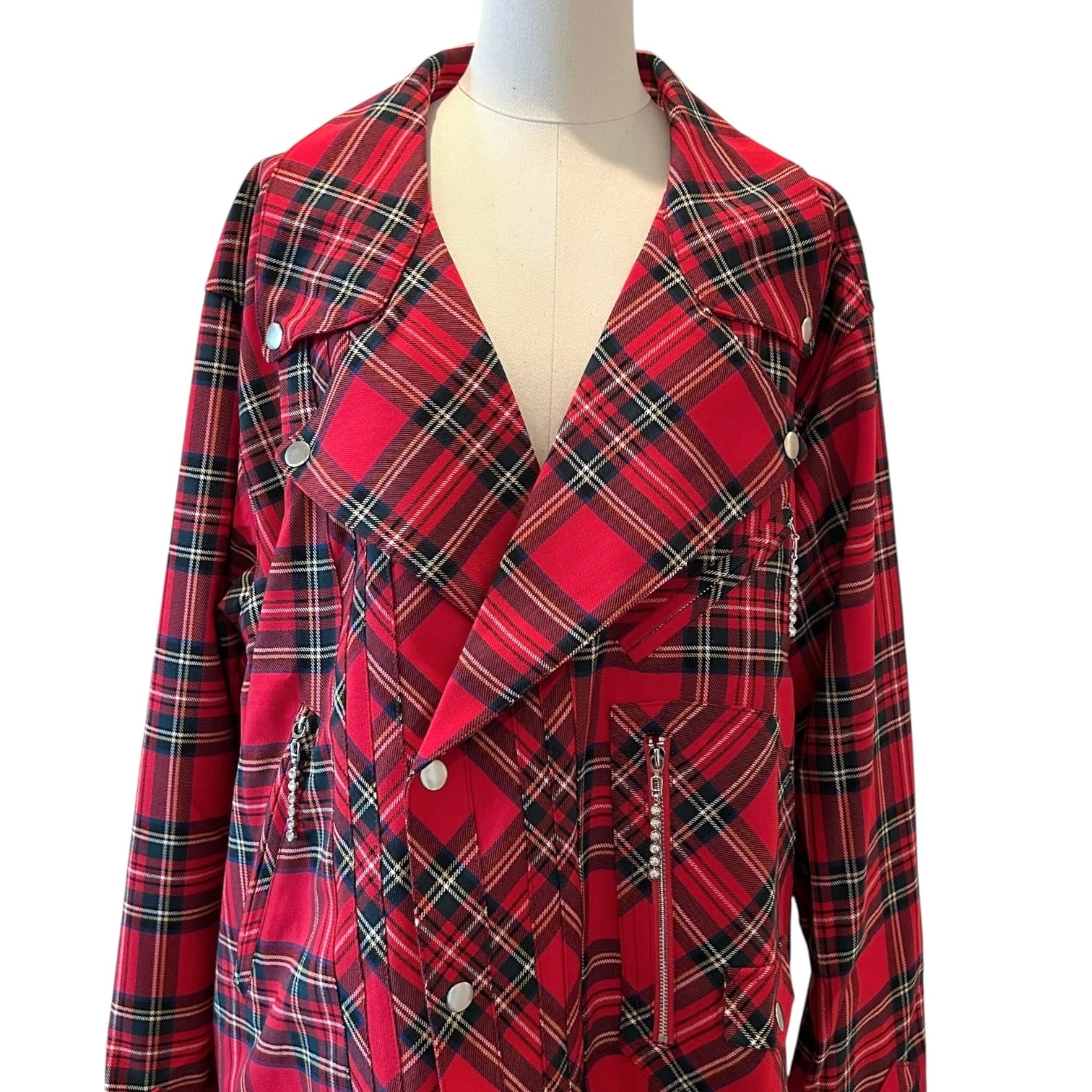 ダブルライダースシャツ RED | HEIHEI