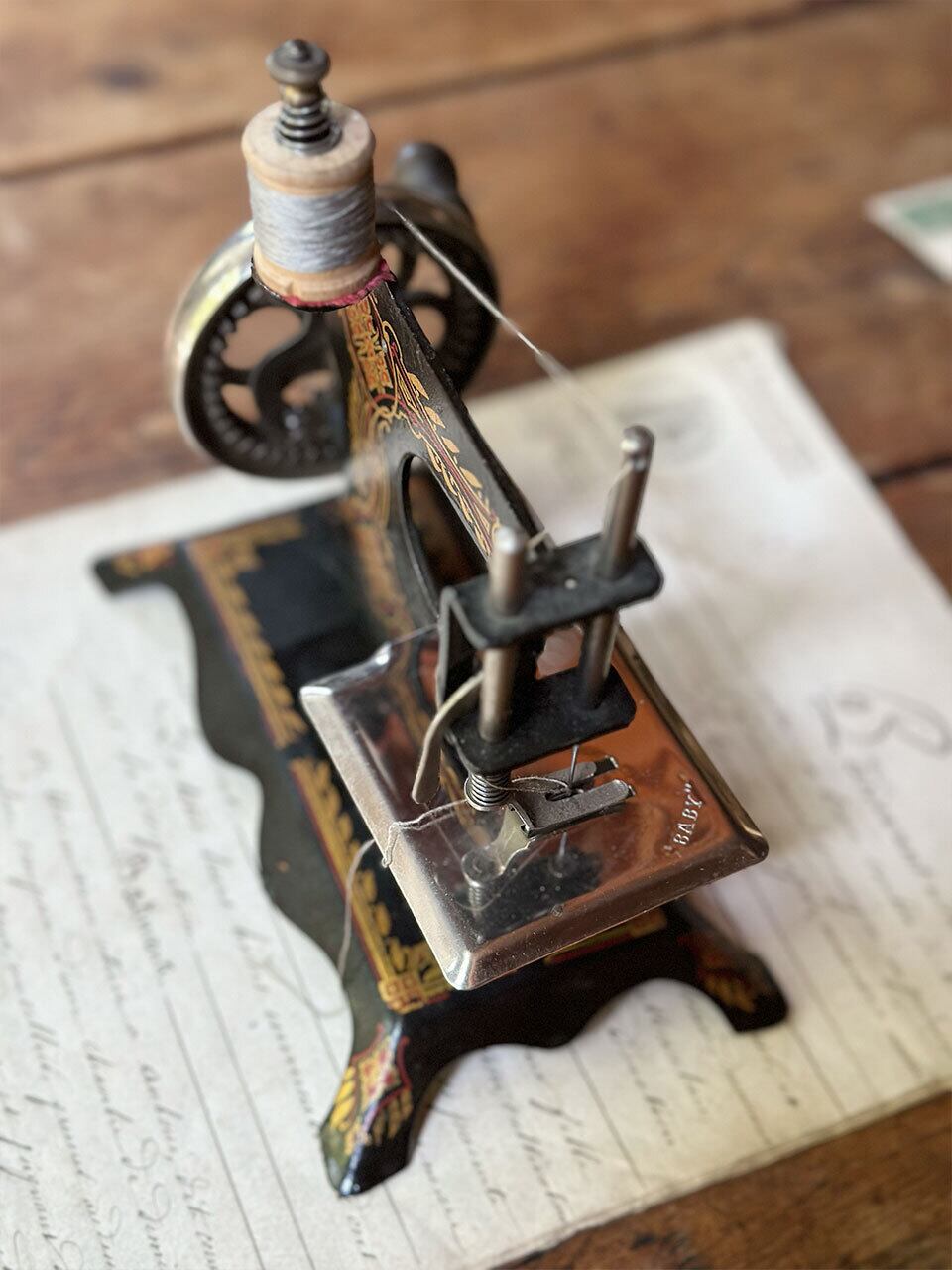 1900年代初頭 黒トイミシン BABYモデル | Brocante de La Cocotte