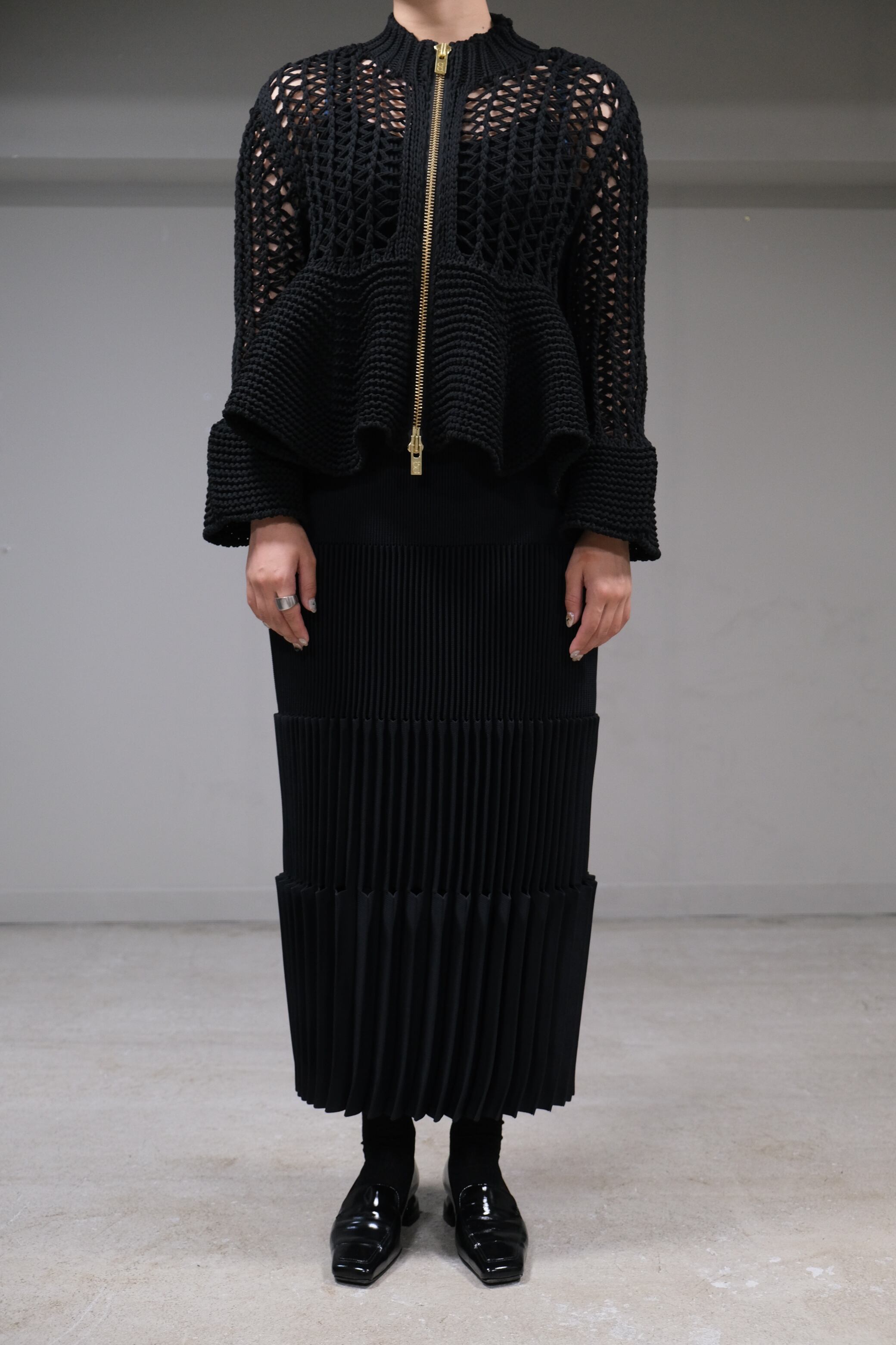 CFCL POTTERY CARDIGAN ブラック　1 CFCL(シーエフシーエル)の通販 - Seltie セルティ