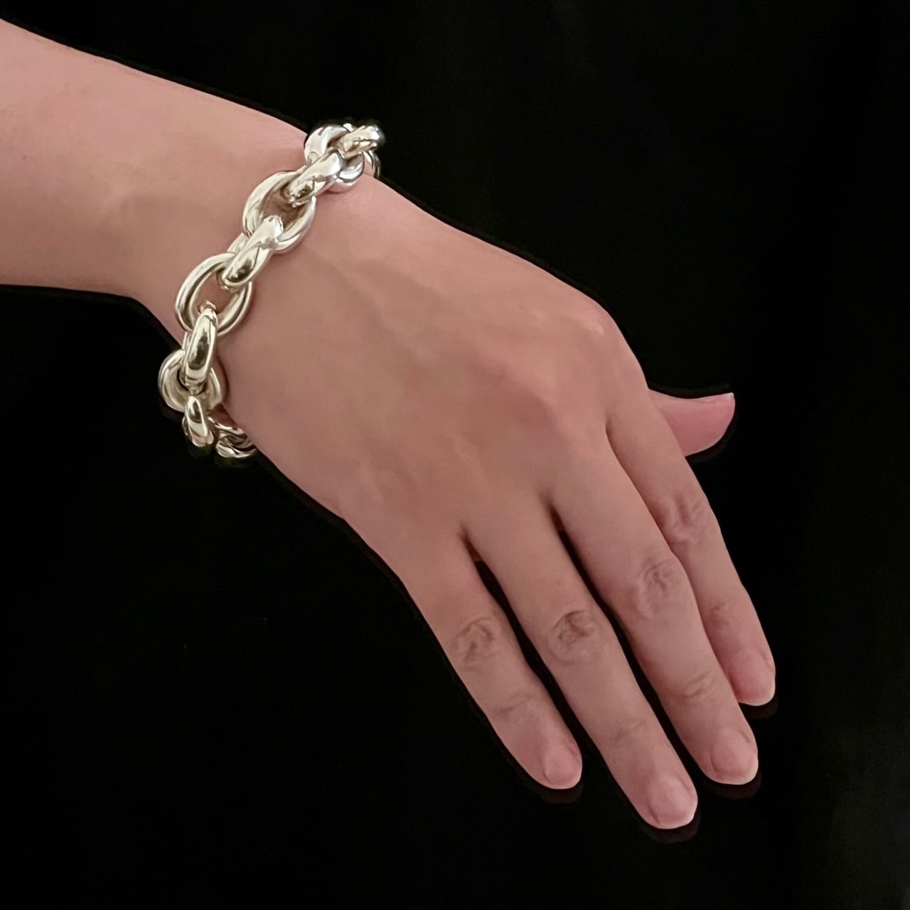 90s シルバー925 ブレスレット アクロバット HERMES（エルメス） アクロバット アクロバットMM ブレスレット