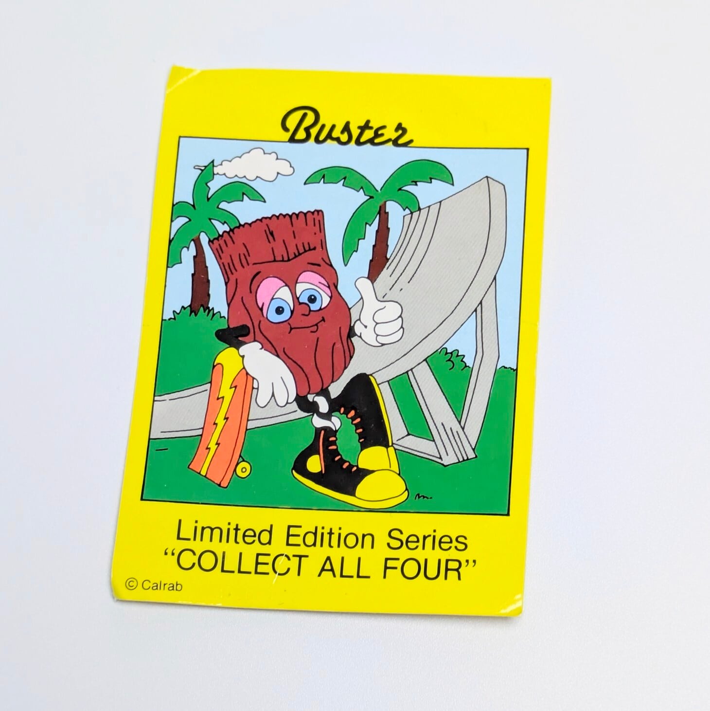 ☆ DEADSTOCK / VINTAGE 1991 ☆ 【 California Raisins(カリフォルニアレーズン)】『 Buster(バスター)/ Hardee's / CARD有り 』 ハーディーズミールトイシリーズ / PVC フィギュア ビンテージトイ 〚アメリカン雑貨 アメトイ〛