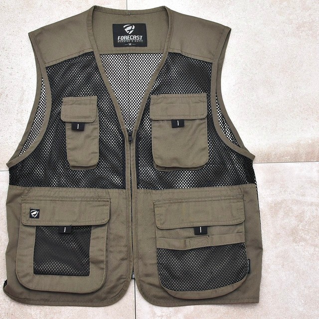 Bicolor utility vest / fisherman vest