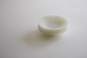 ■ノグチカズミ個展  ：小さなうつわ　乳白・グリーン