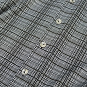 design check knit shirt brown