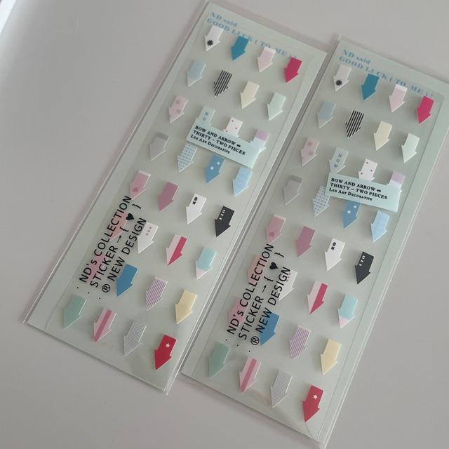 newdy 〔sticker-BOW AND ARROW 2種類-〕