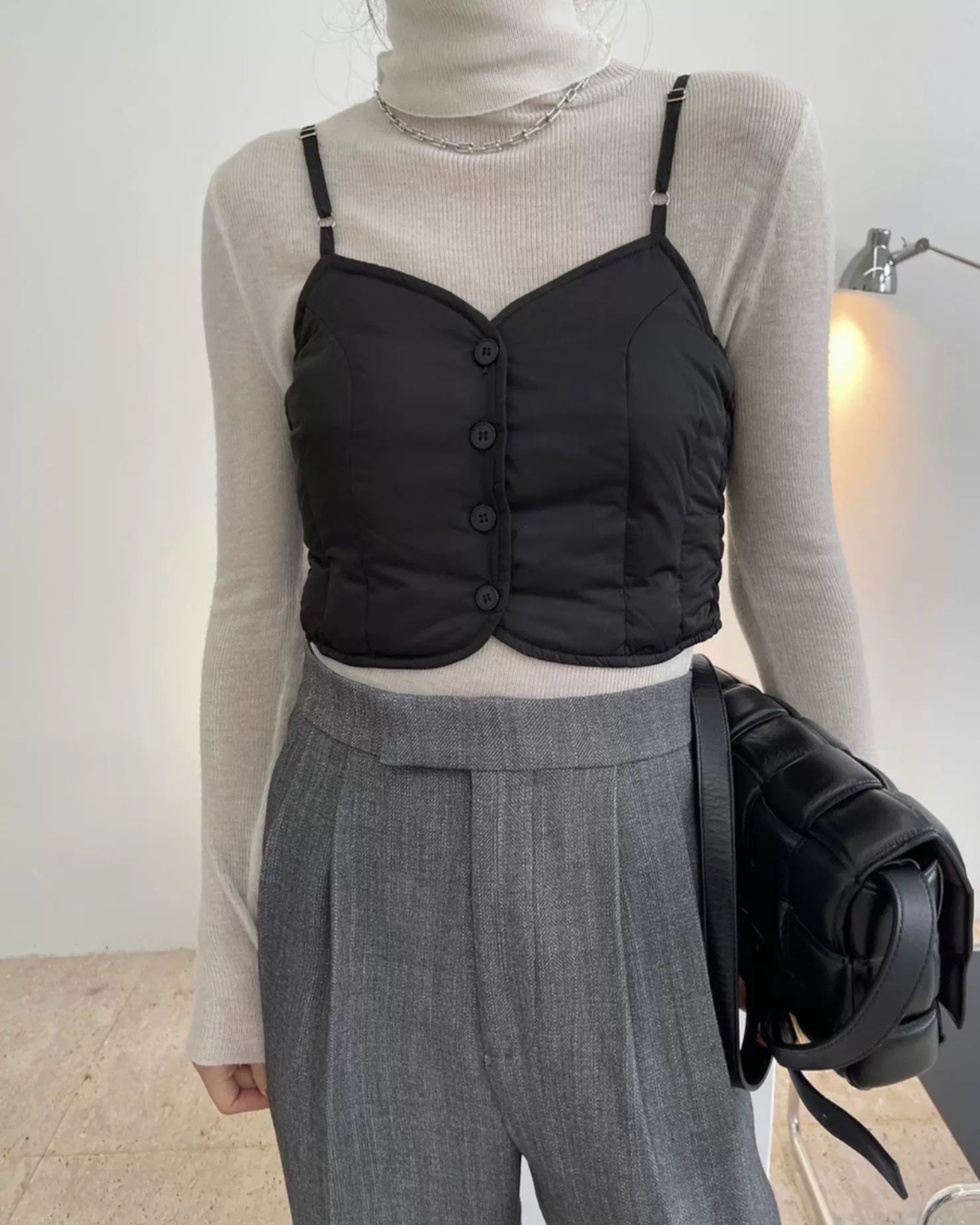 ダウンレイヤードベスト 2color2colorc A0730 - 5