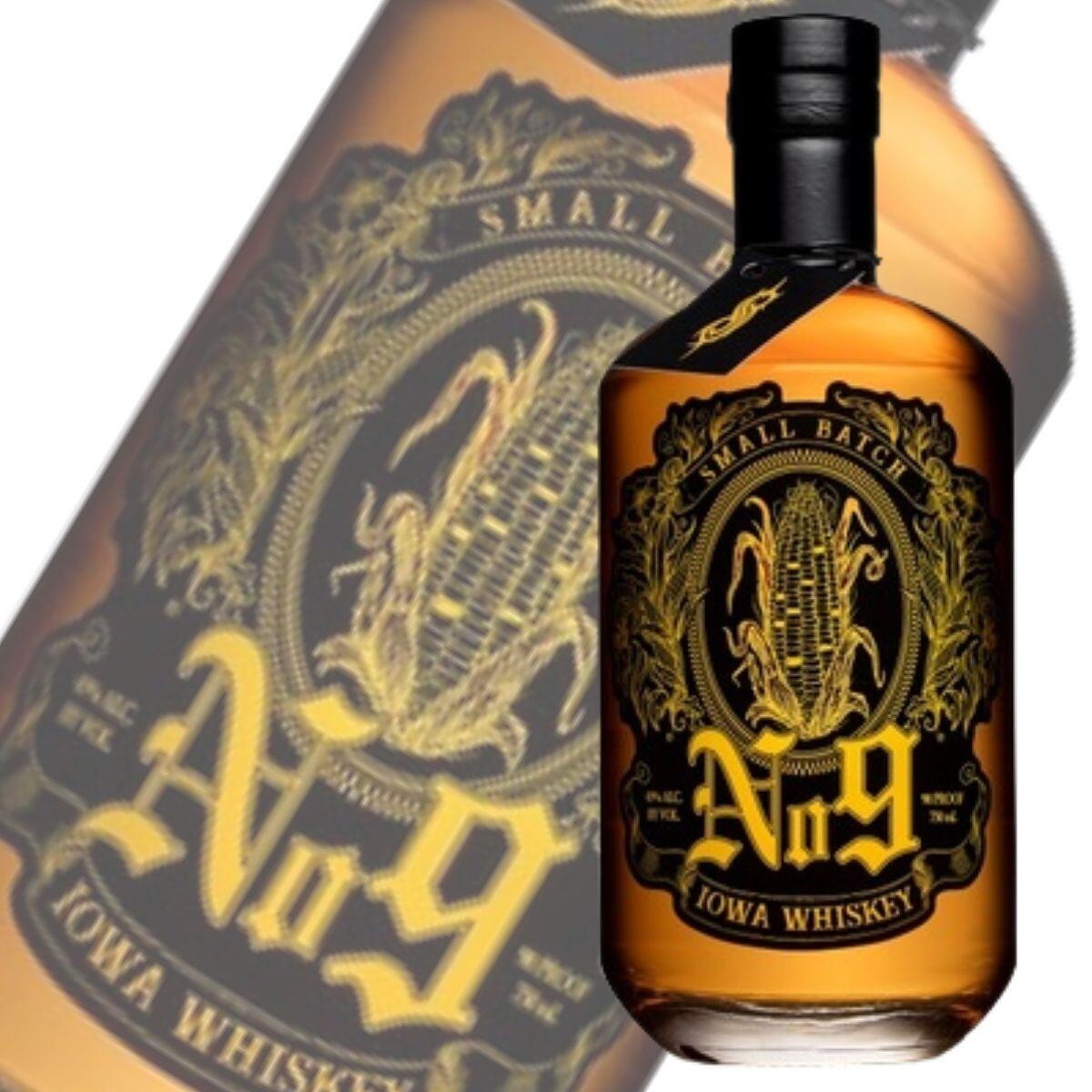 スリップノット No.9 アイオワ・ウイスキー 750ml 45度 ブレンドウイスキー シダーリッジ蒸留所 アメリカ バーボン ライ ギフト