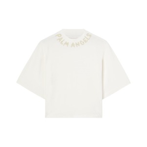 【Palm Angels】〈LADYS〉SEASONAL LOGO CROPPED TEE