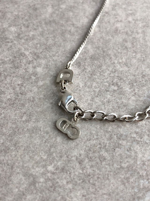 Christian Dior クリスチャン ディオール ブレスレット シルバー DIORロゴプレート vintage ヴィンテージ オールド 8dz8ti