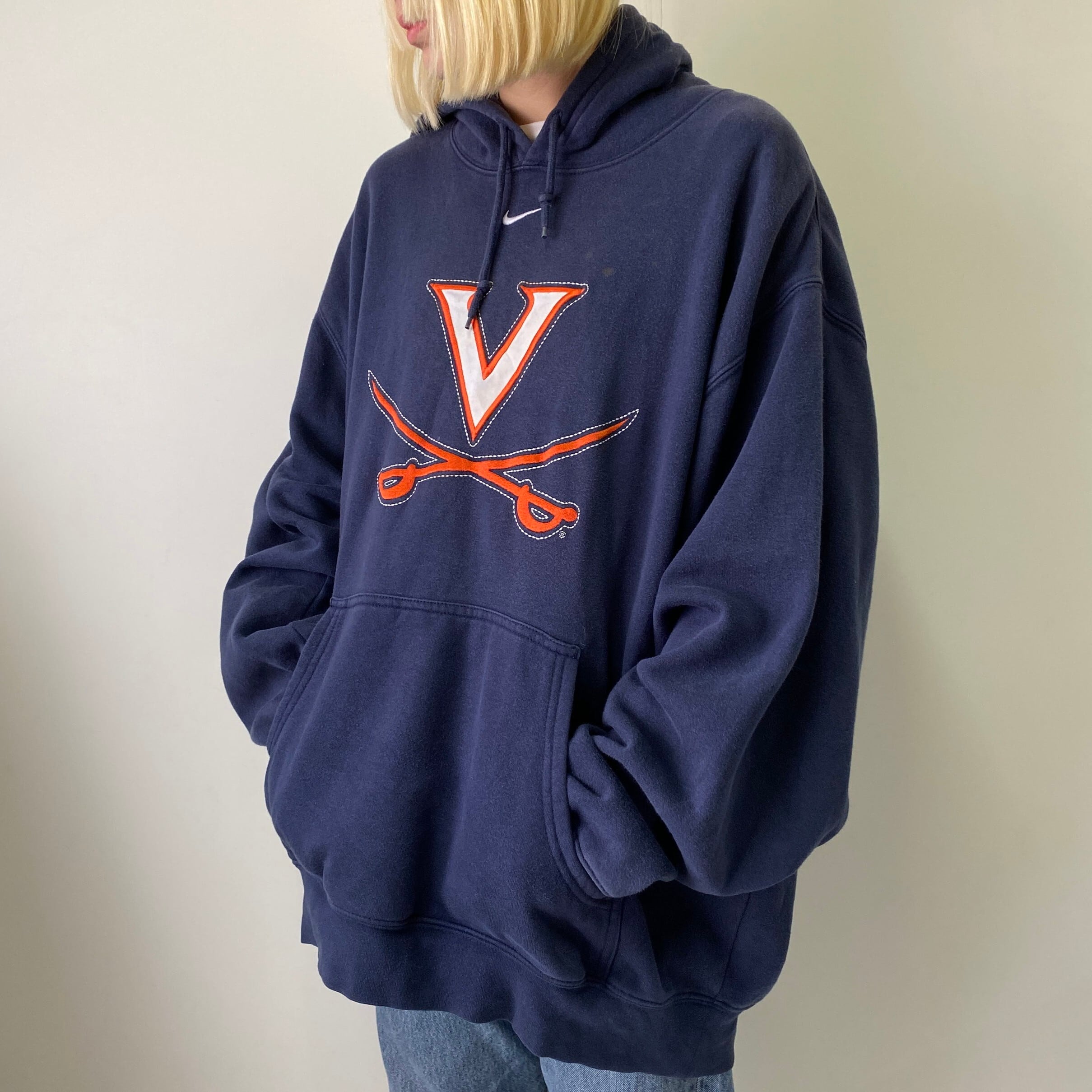 NIKE パーカー センターロゴ 2XL （ビッグサイズ NIKE TEAM
