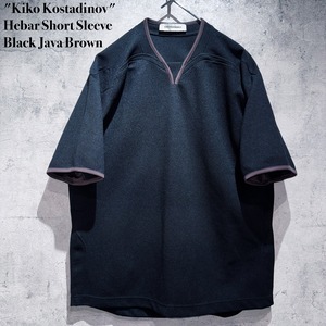 "Kiko Kostadinov"Hebar Short Sleeve Black Java Brown
