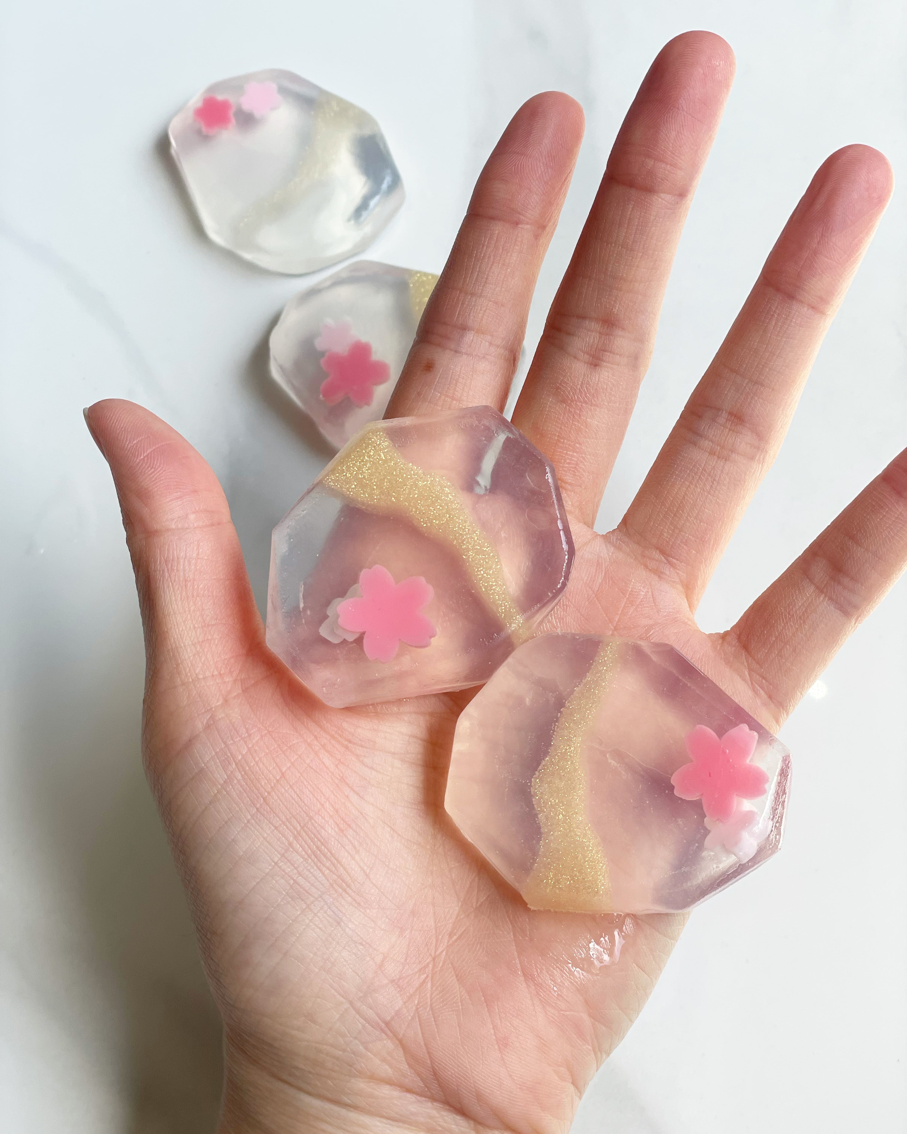 ✨美花✨様おまとめセット PP1・2・6を1個づつ 石鹸を2個 SAKURA SOAP（宝石石鹸） | お花の宝石石鹸YURAM