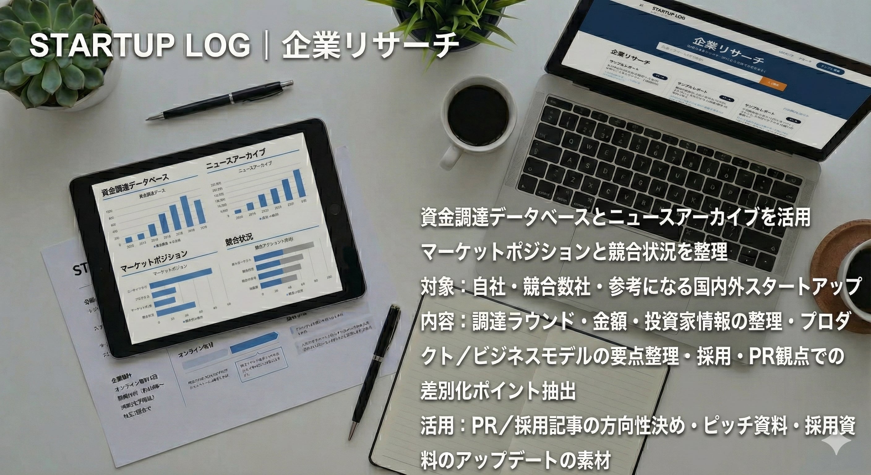企業リサーチ|STARTUP LOG