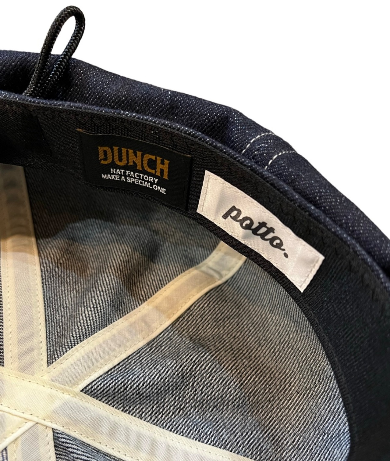 dimples beret  denim color(potto.✖︎dunch hat factory)