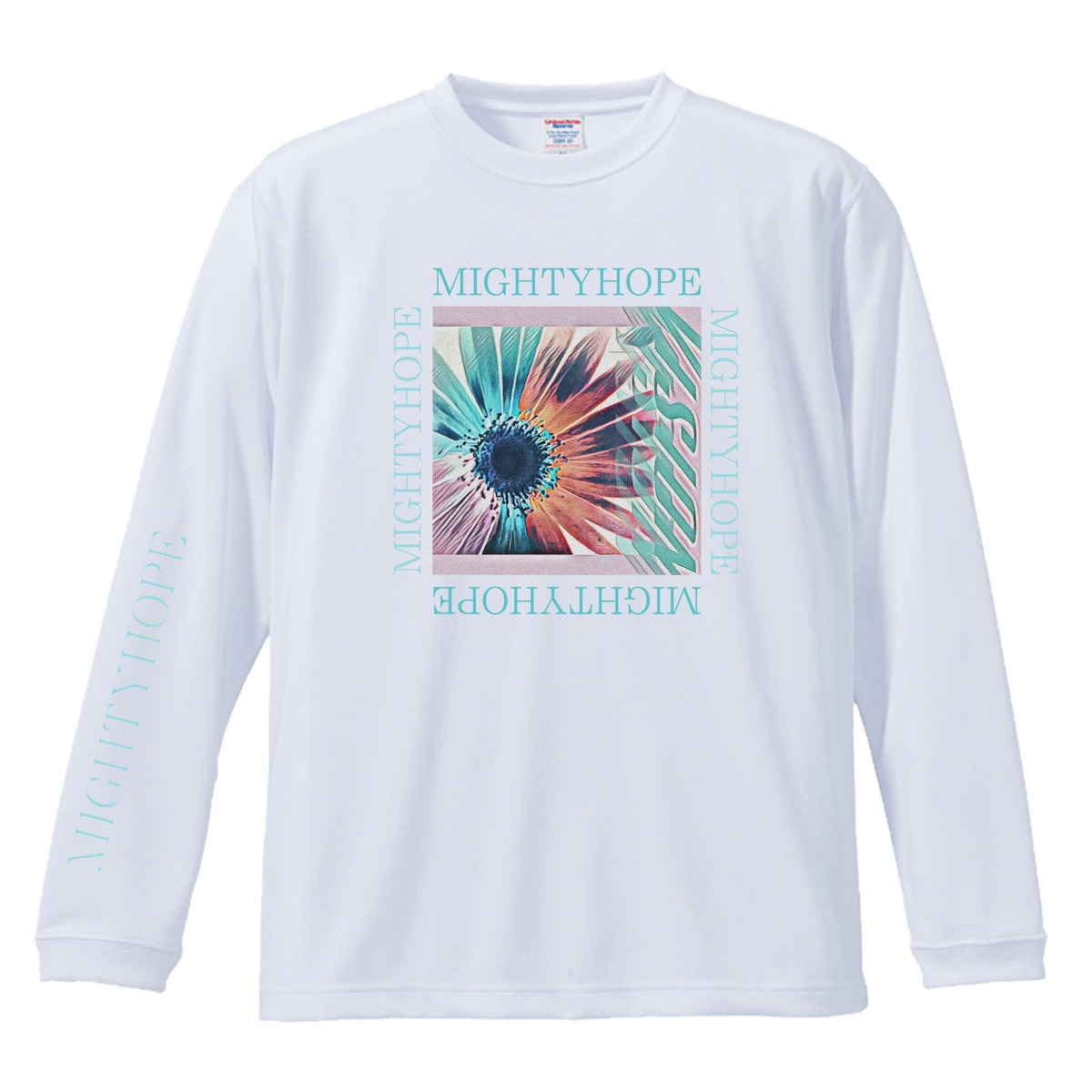 Vision Long Sleeve Tee[White] | MIGHTY HOPE -ONLINE SHOP-