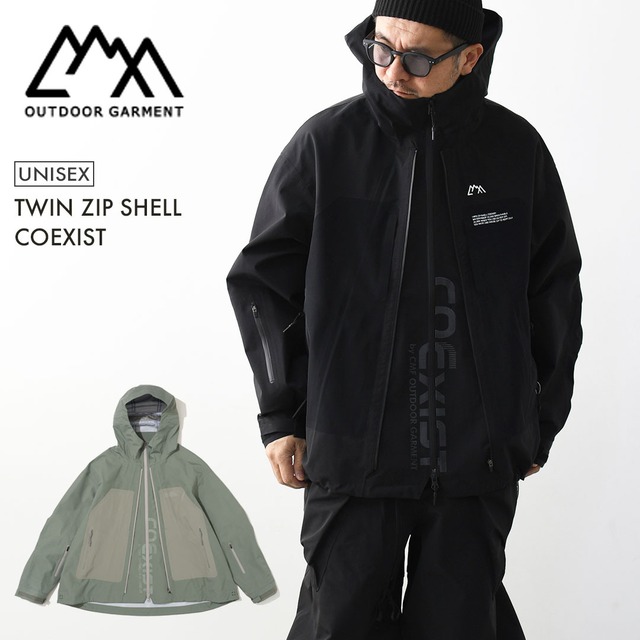 CMF OUTDOOR GARMENT [コムフィアウトドアガーメント] TWIN ZIP SHELL COEXIST [CMF2601-J02] ツインジップシェルコエジスト・シェルジャケット・2WAY・ジャケット・アウター・MEN'S / LADY'S [2026SS]