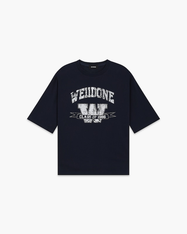 [WE11DONE] College T-Shirt 正規品 韓国ブランド 韓国通販 韓国代行 韓国ファッション アンダーマイカー 日本 店舗