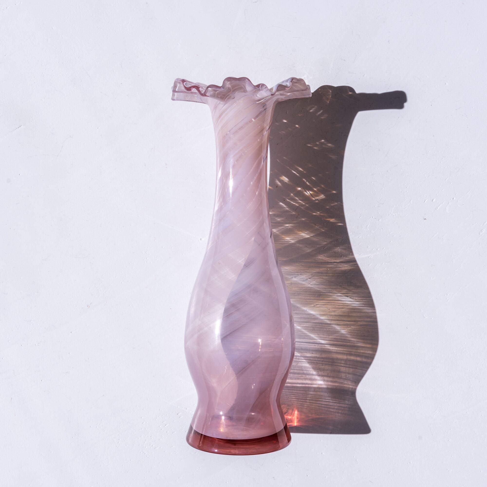 Marble Frill Vase (TALL)
