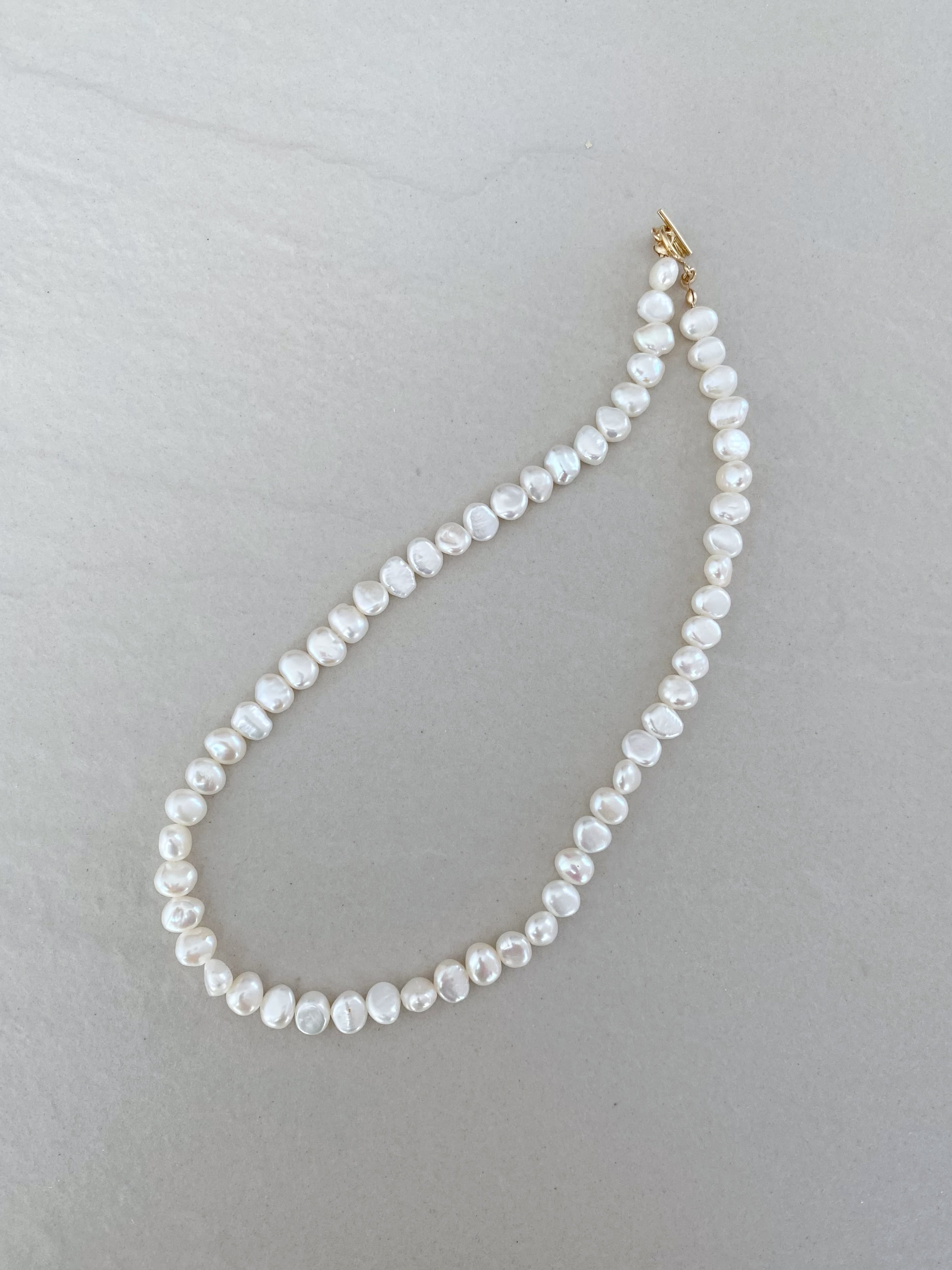 mini baroque pearl necklace