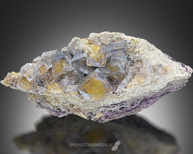 クォーツ / フローライト【Quartz on Fluorite】フランス産