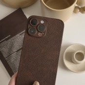 ［ phone case ］rough brown