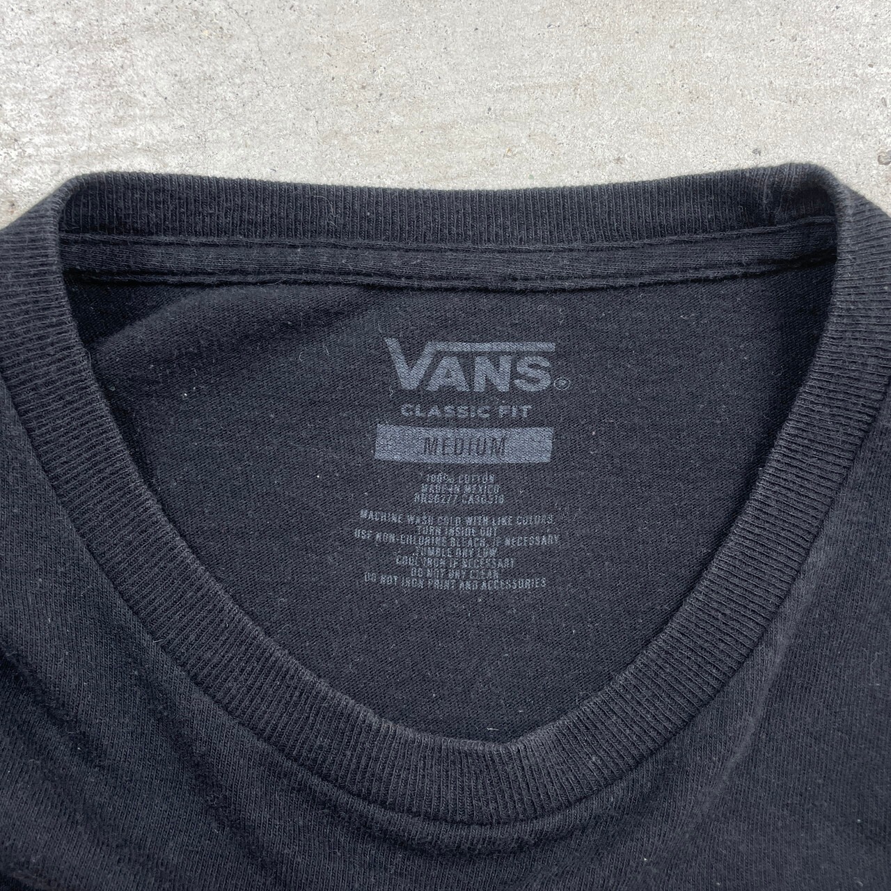 VANS バンズ 長袖 フォトプリント ロングTシャツ ロンT メンズM 古着 