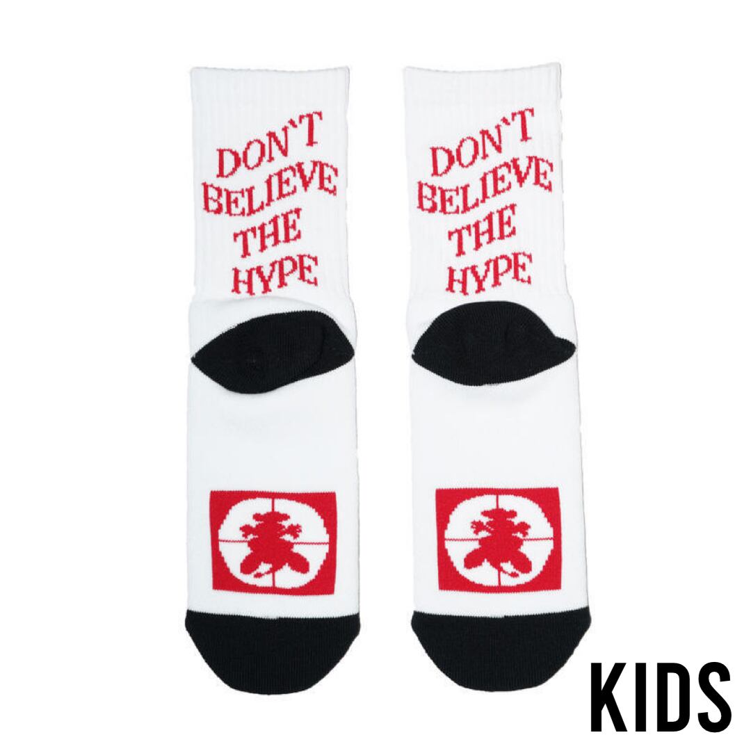 SURFSKATECAMP KIDS #Don't Believe The Hype White