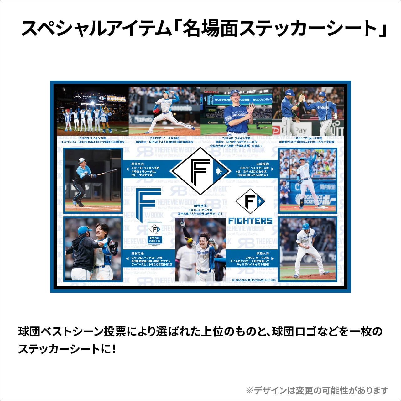 ザ・レビューブック2025 北海道日本ハムファイターズ　フォトブック ザ・レビューブック2025 北海道日本ハムファイターズ フォトブック