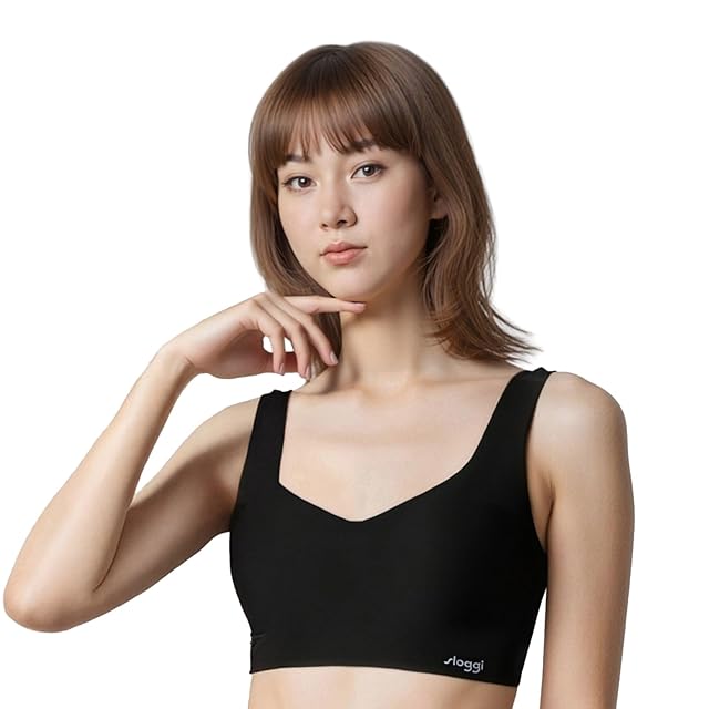 ♡透ける♡シースルー♡シアーブラトップ♡黒 L タンクトップ へそ出し