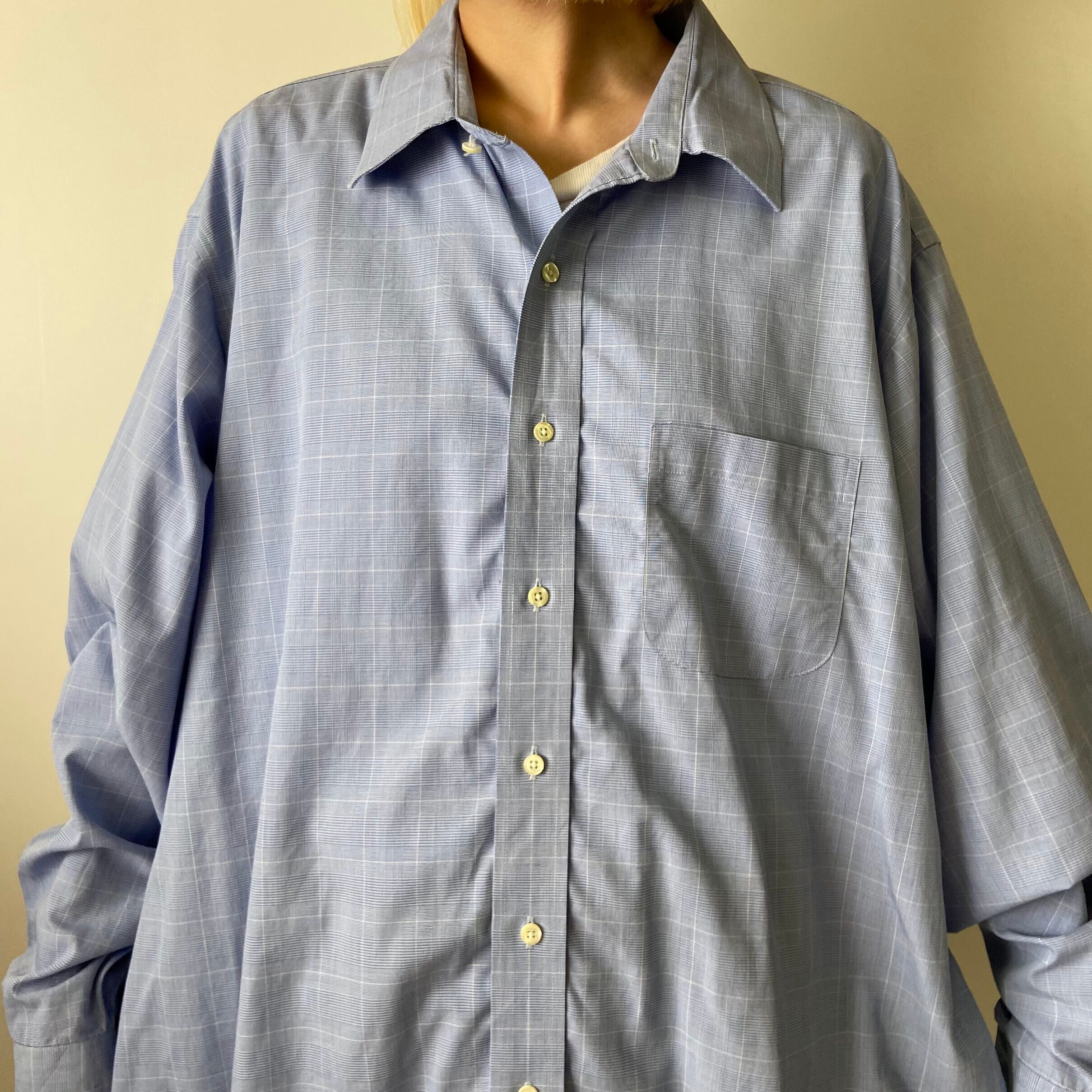 90s】ブルックスブラザーズ アイリッシュリネン BDシャツ ゆるだぼ XXL