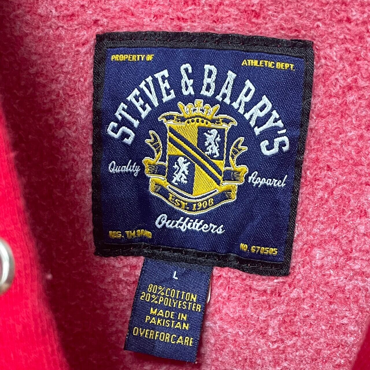 STEVE & BARRY'S スウェットパーカー L 刺繍 | 古着屋OLDGREEN